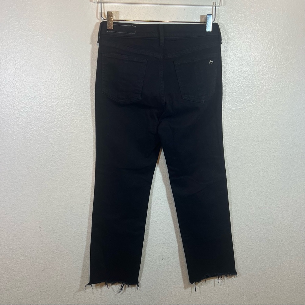 rag & bone Women's High Rise Black Jeans - Picture 4 of 8